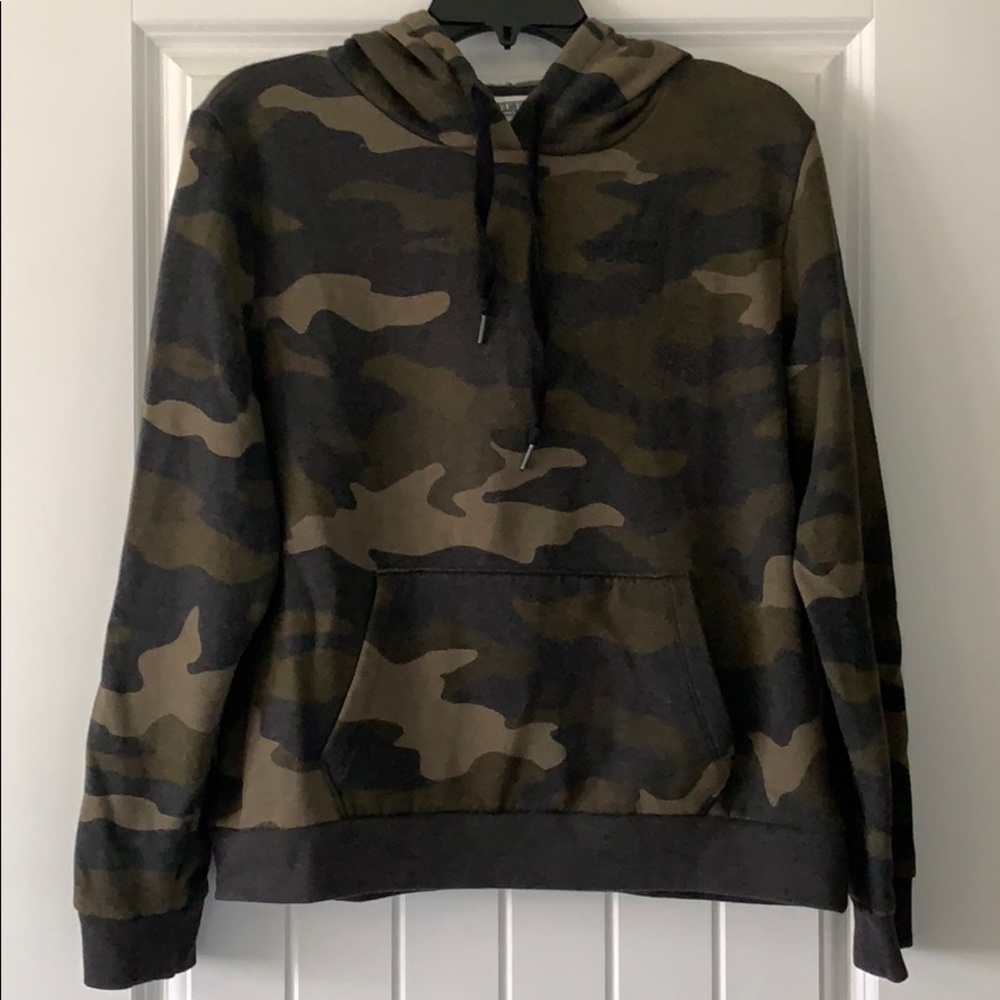 Pink camo hoodie